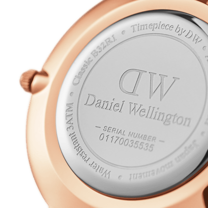DW Petite Durham Rose Gold Watch