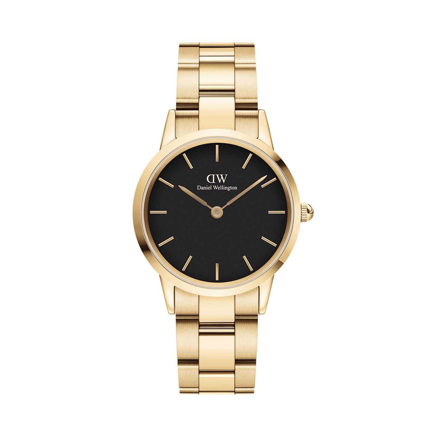 DW Iconic Link Black Gold Watch