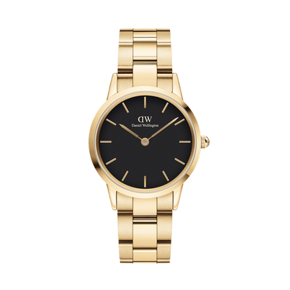 DW Iconic Link Black Gold Watch