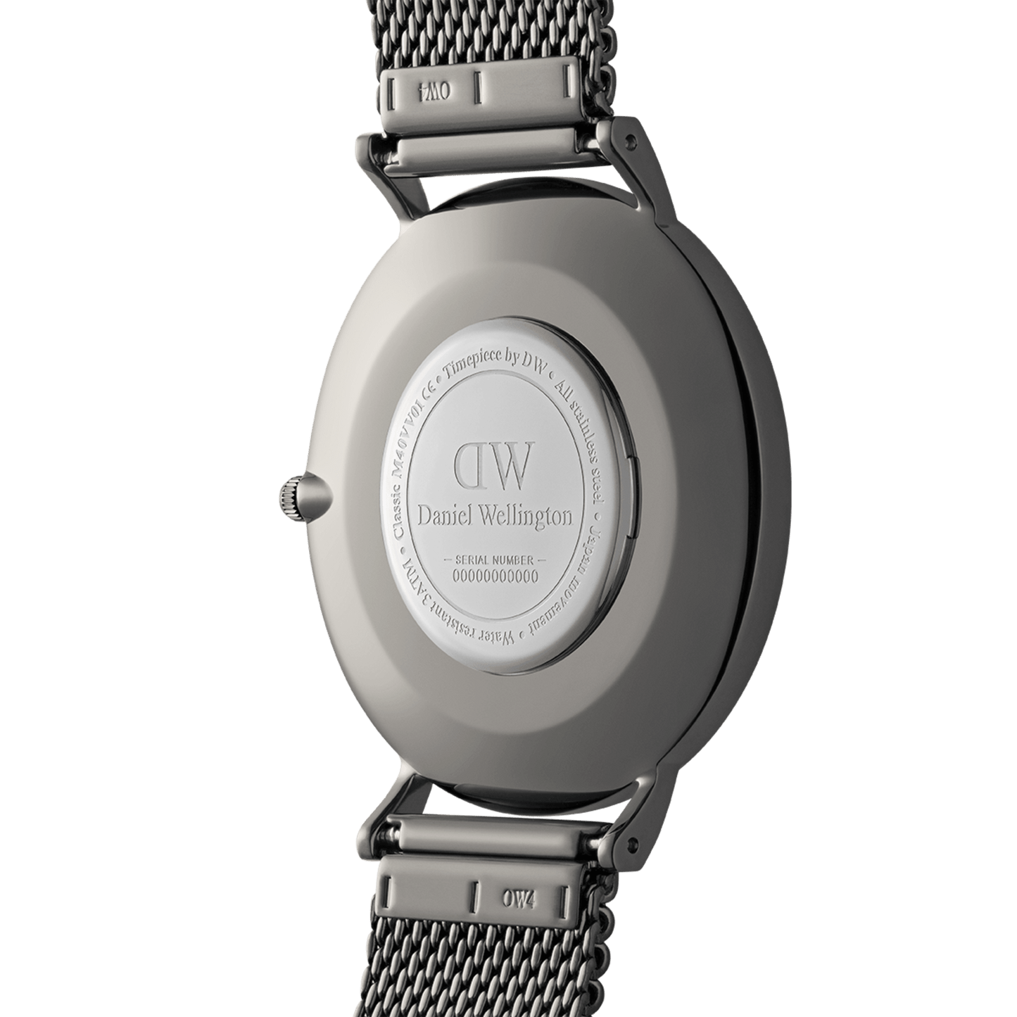 DW Classic Mesh Arctic Silver Watch
