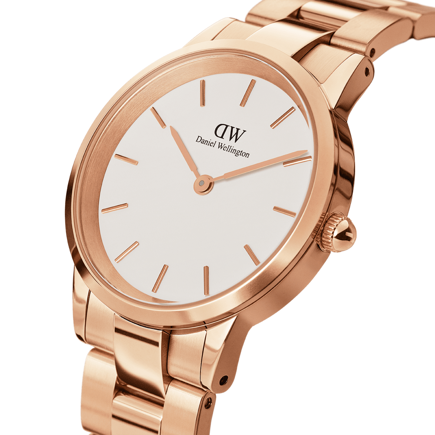 DW Iconic Link Rose Gold Watch