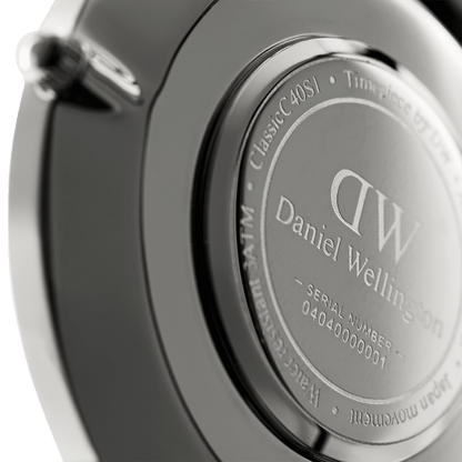 DW Classic Cornwall Black Silver Watch