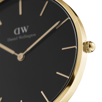DW Petite Evergold Black Watch