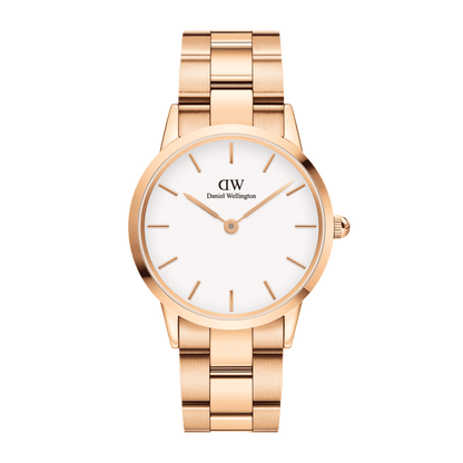 DW Iconic Link Rose Gold Watch