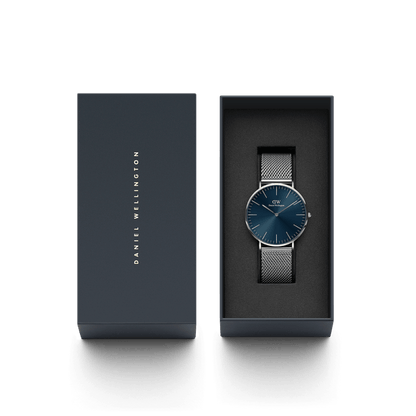 DW Classic Mesh Arctic Silver Watch