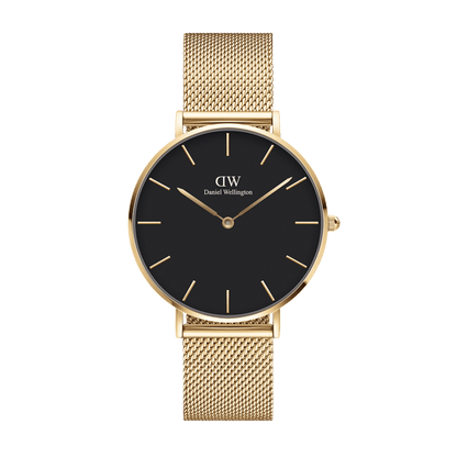 DW Petite Evergold Black Watch