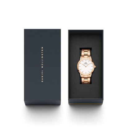 DW Iconic Link Rose Gold Watch