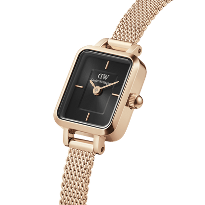 DW Quadro Mini Melrose Onyx Watch