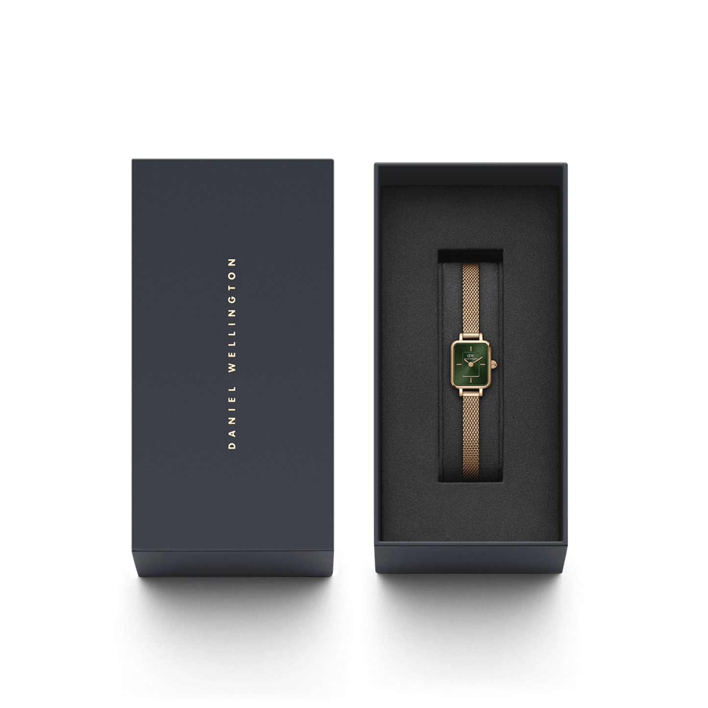 DW Quadro Mini Melrose Emerald Watch