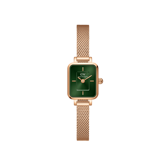 DW Quadro Mini Melrose Emerald Watch