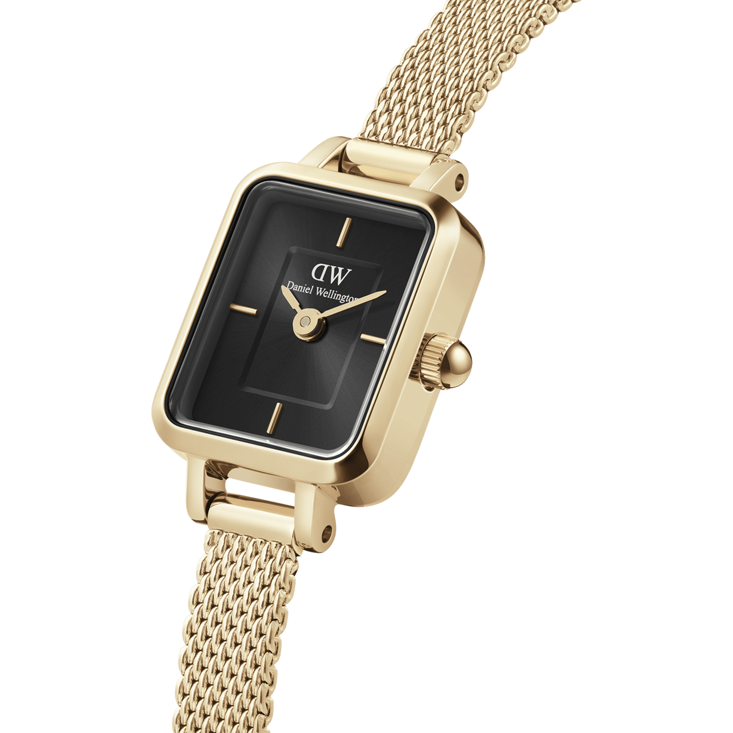DW Quadro Mini Evergold Onyx Watch