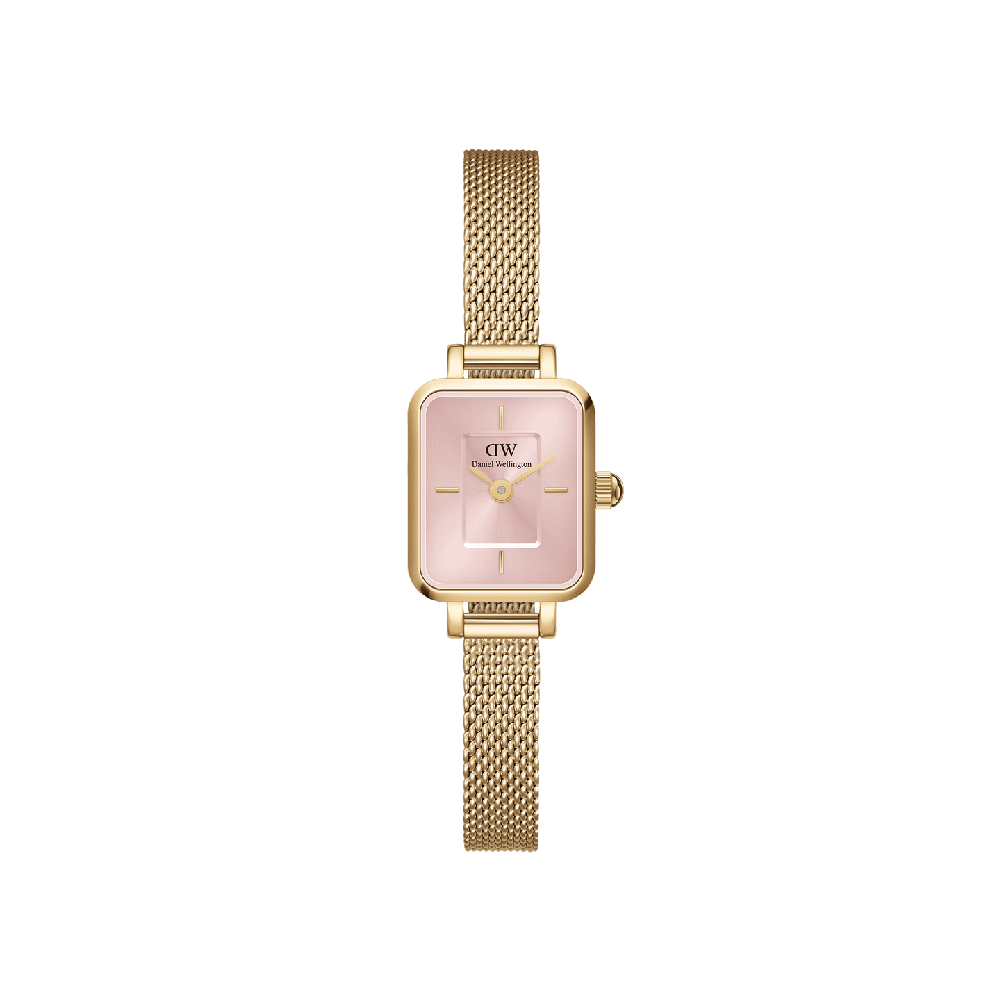 DW Quadro Mini Evergold Blush Watch