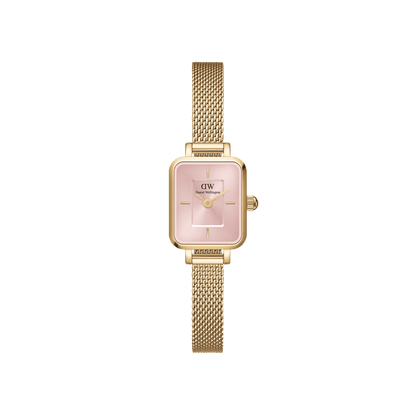 DW Quadro Mini Evergold Blush Watch