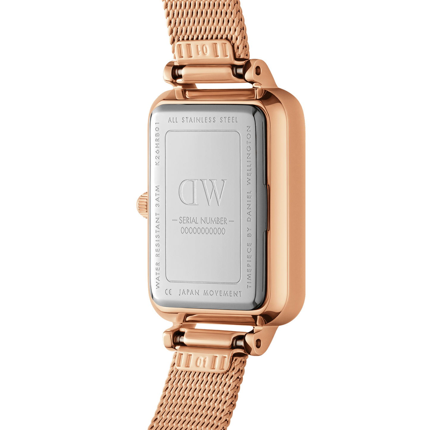DW Quadro Roman Numerals Melrose Watch
