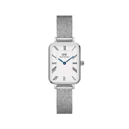 DW Quadro Roman Numerals Sterling Watch