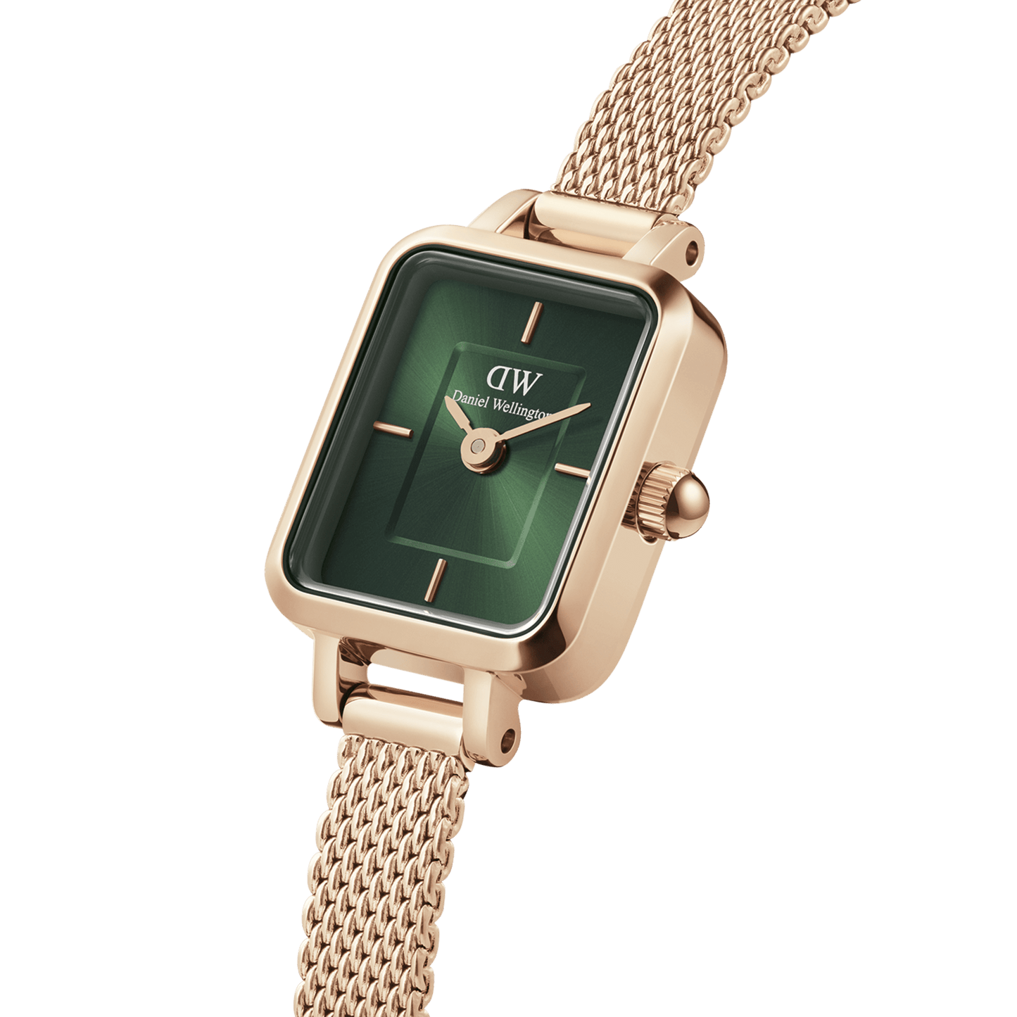 DW Quadro Mini Melrose Emerald Watch
