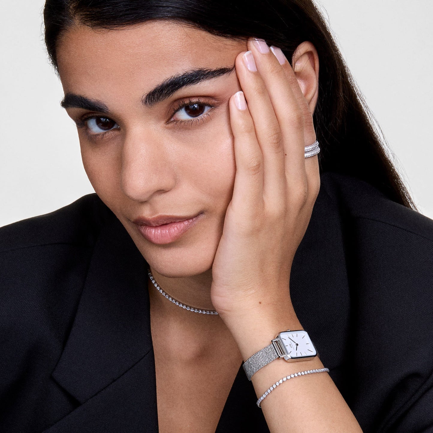 DW Quadro Pressed Sterling Watch