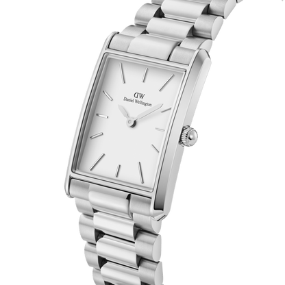 DW Bound 3-Link Silver Watch
